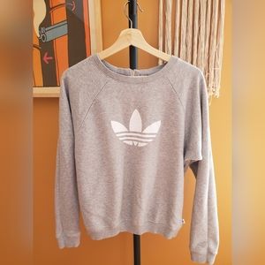 Adidas Heather Grey Sweatshirt
